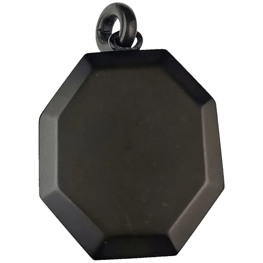 Antique Victorian Vulcanite locket pendant