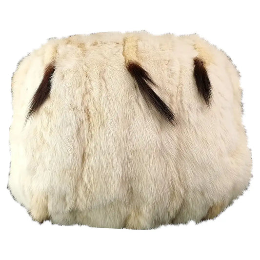 Antique winter ermine fur muff, Victorian