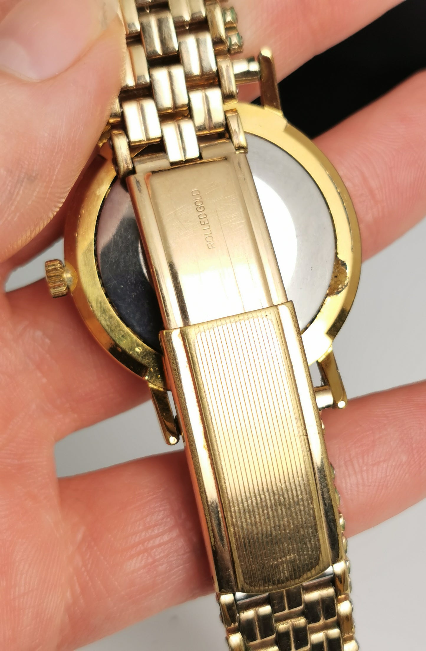 Vintage mens Poljot wristwatch, rolled gold, C1960s