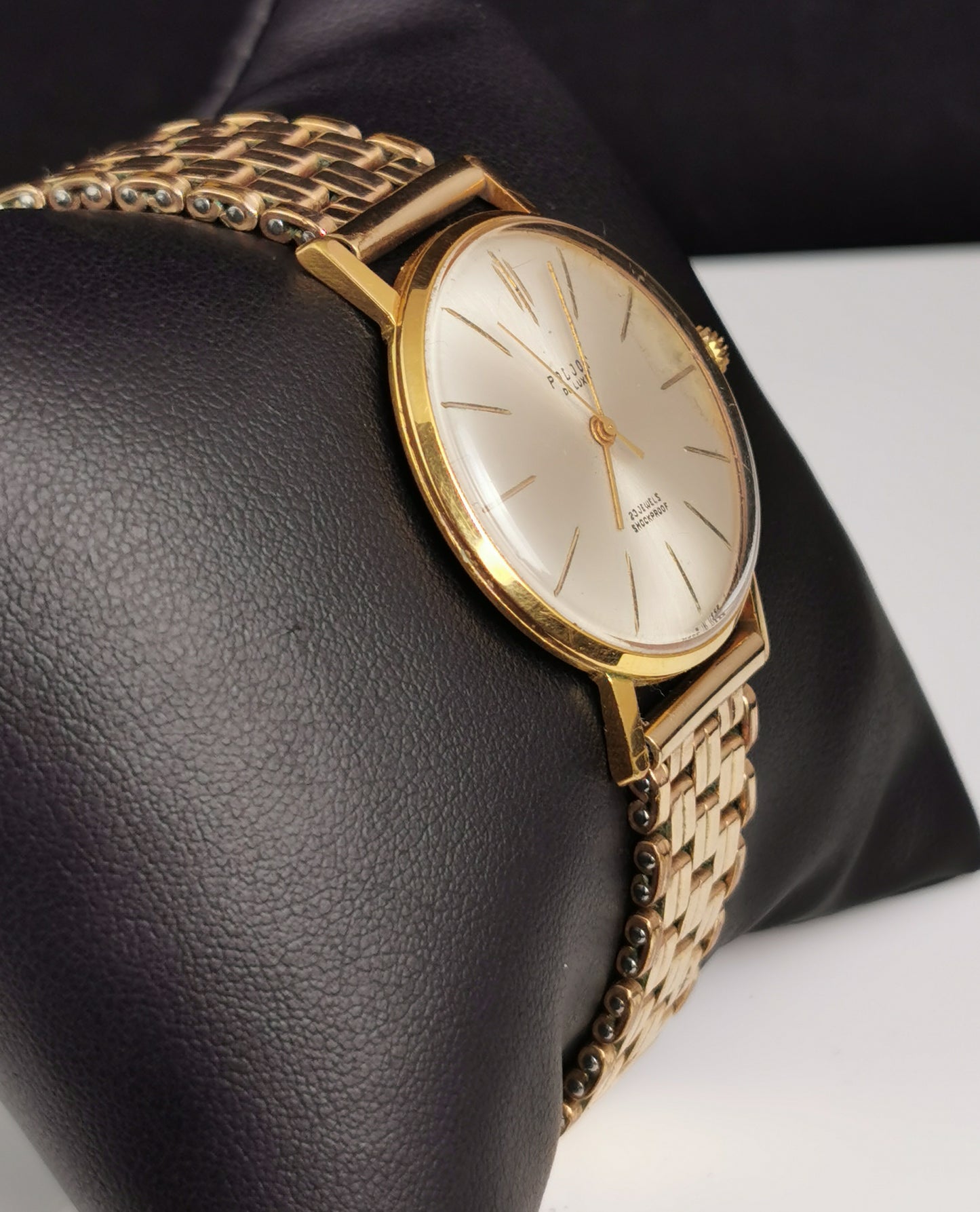 Vintage mens Poljot wristwatch, rolled gold, C1960s