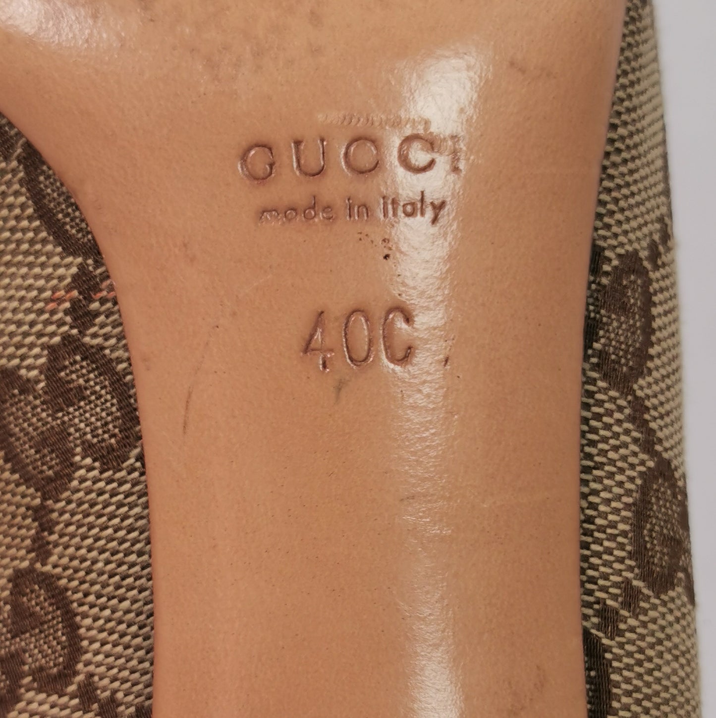 Vintage Gucci monogram horsebit shoes, Heeled pumps