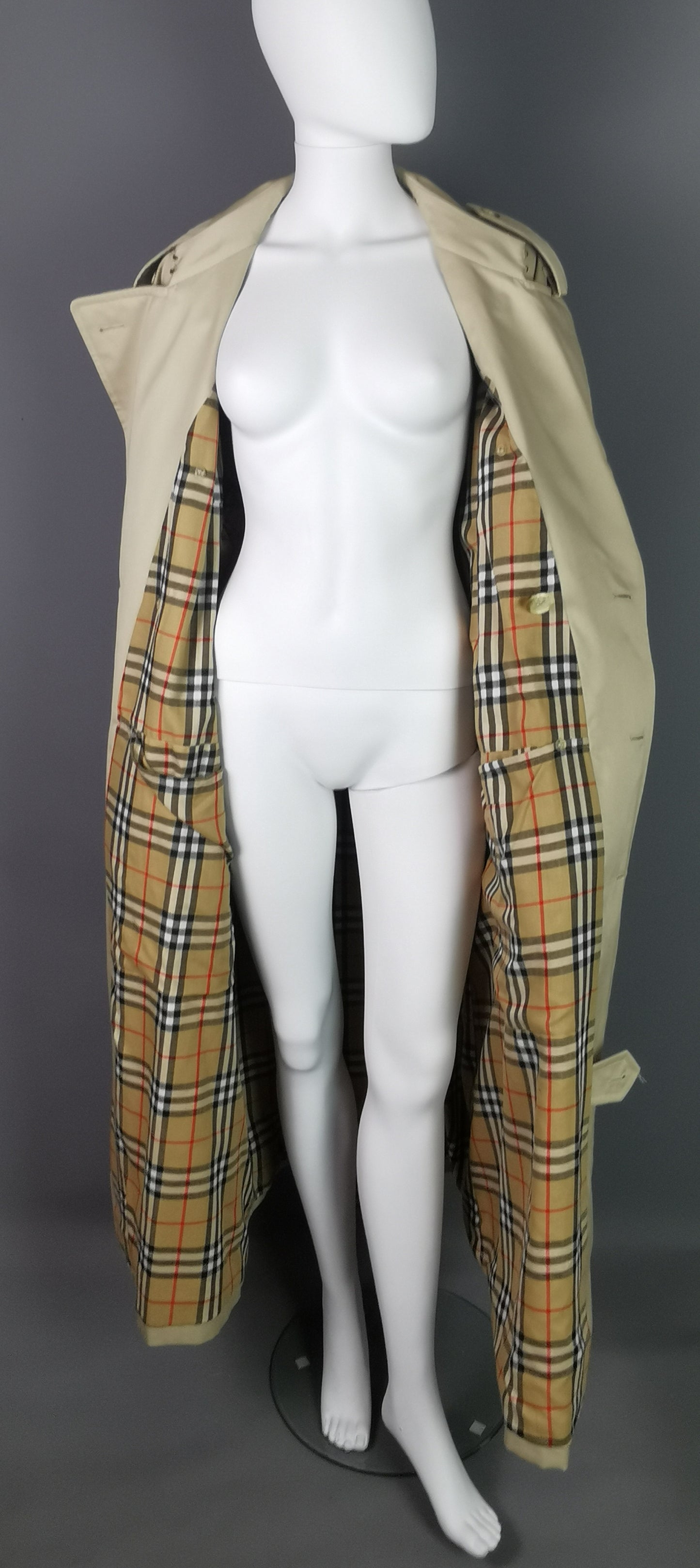 Vintage Burberry Trench coat, Mens, house check