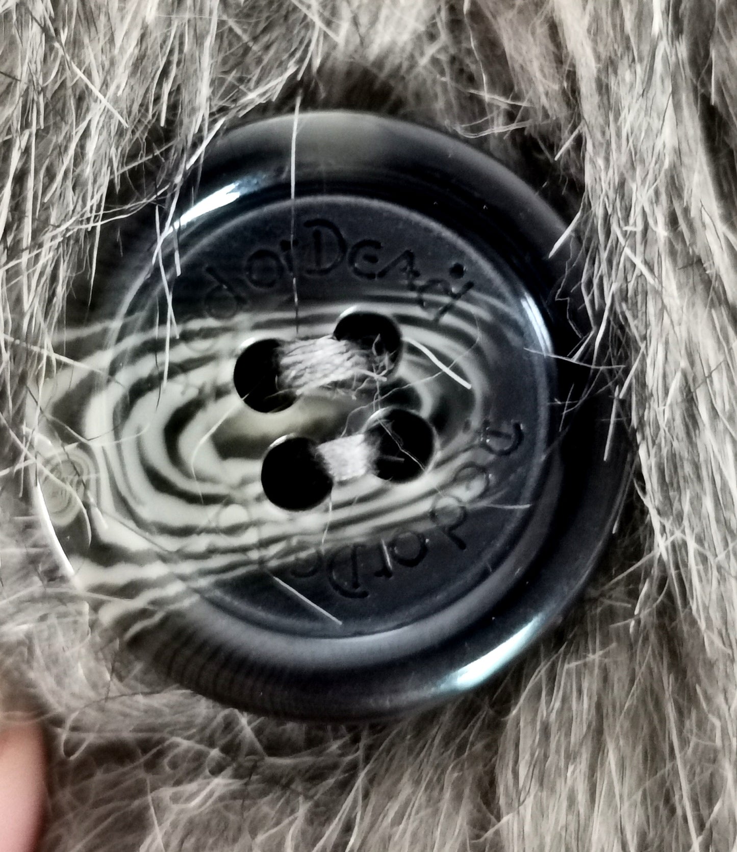 Vintage Faux fur Jacket, coat, Red or Dead