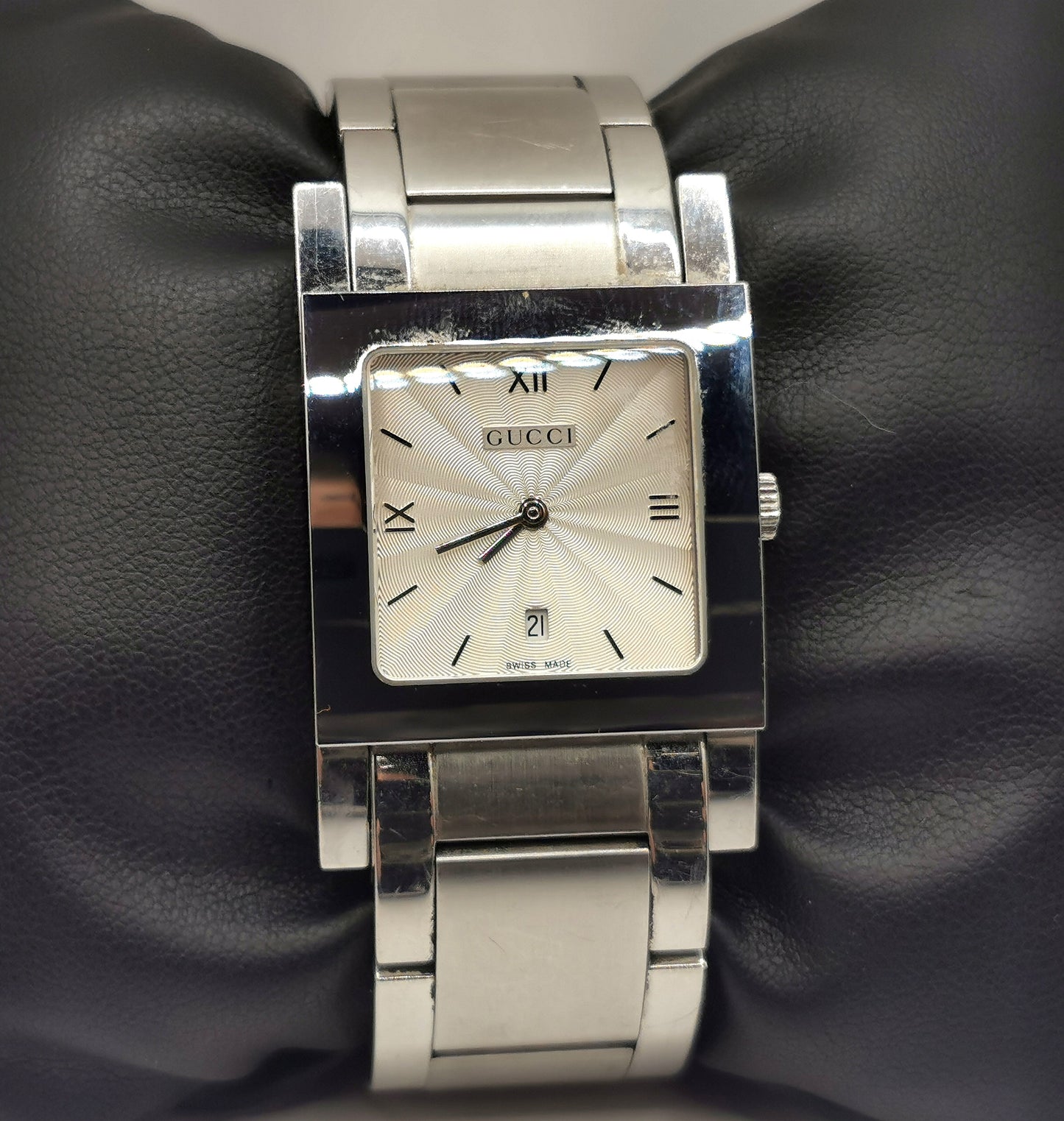 Gucci 7900M.1 stainless steel wristwatch, bracelet strap
