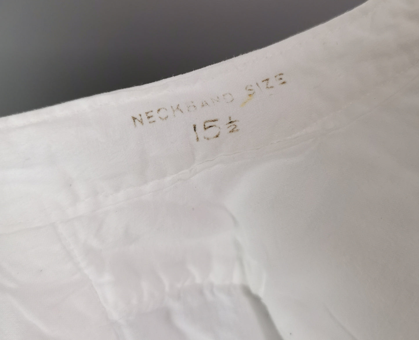 Vintage mens formal dress shirt, bib, C1940s Forsythe