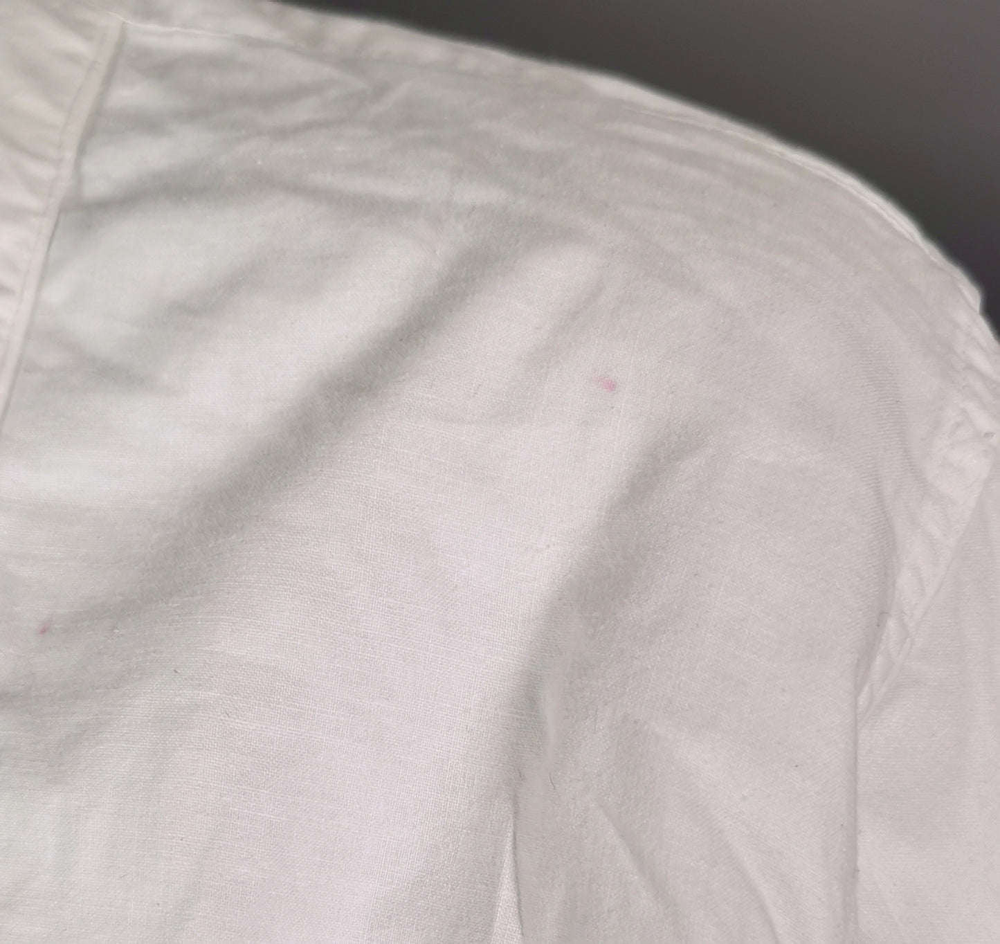 Vintage mens formal dress shirt, bib, C1940s Forsythe