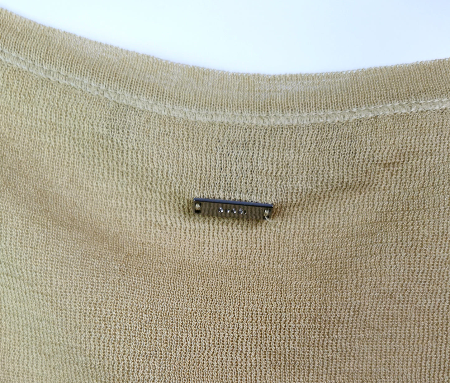 Gucci ladies mustard yellow tank top, cami, vest, Silk blend