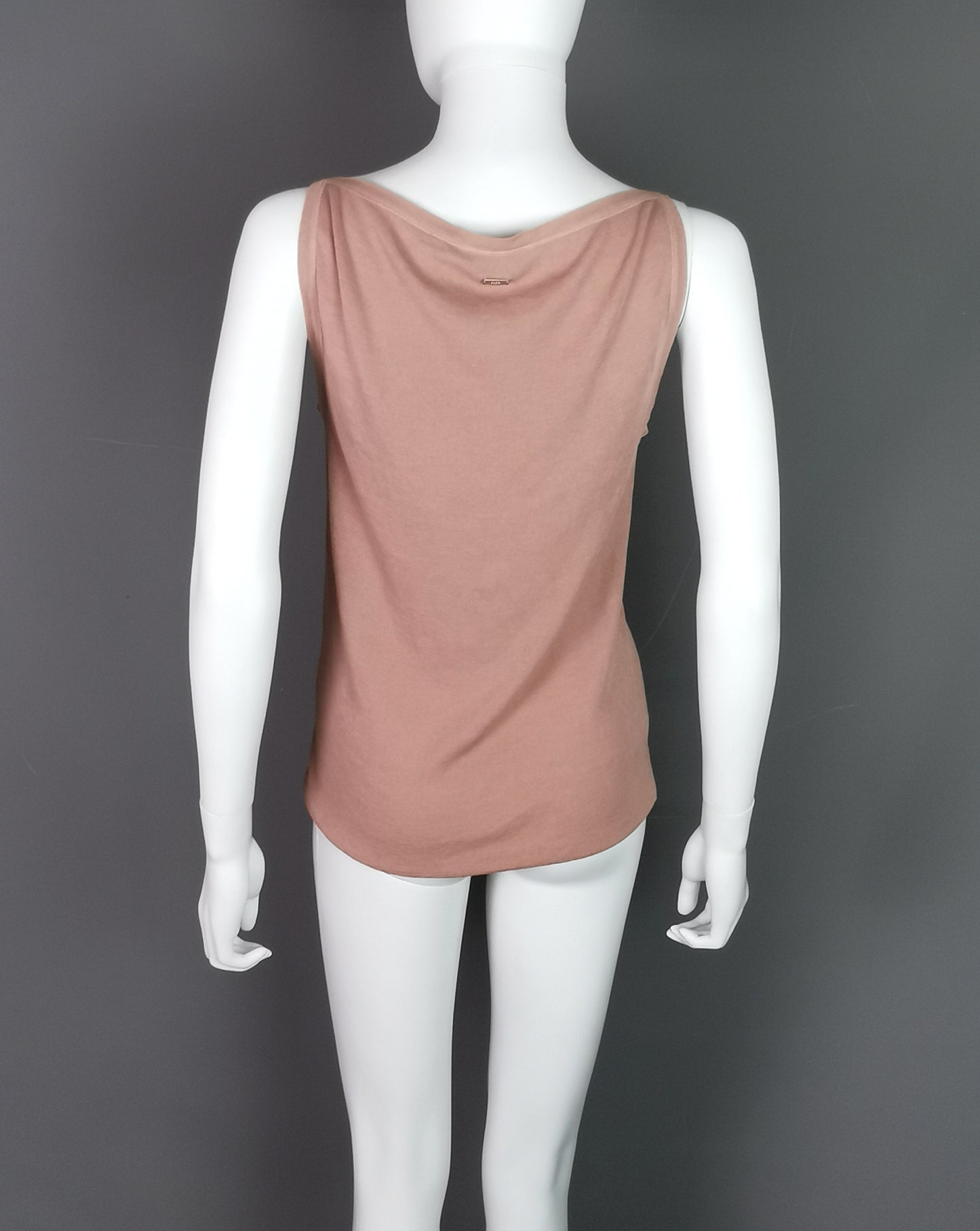 Gucci ladies dusky pink tank top, cami, vest, Silk blend