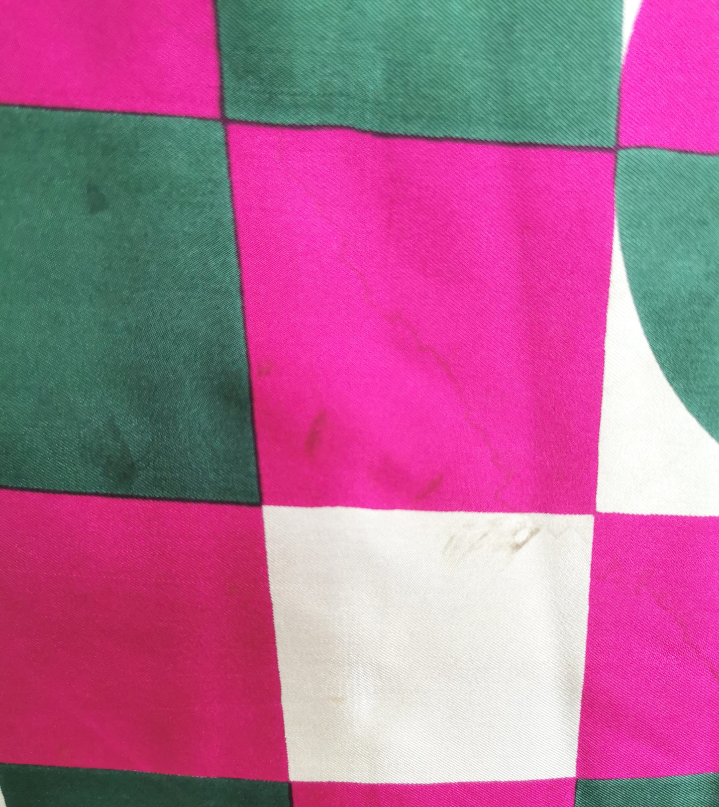 Vintage Jaeger silk scarf, Abstract pattern