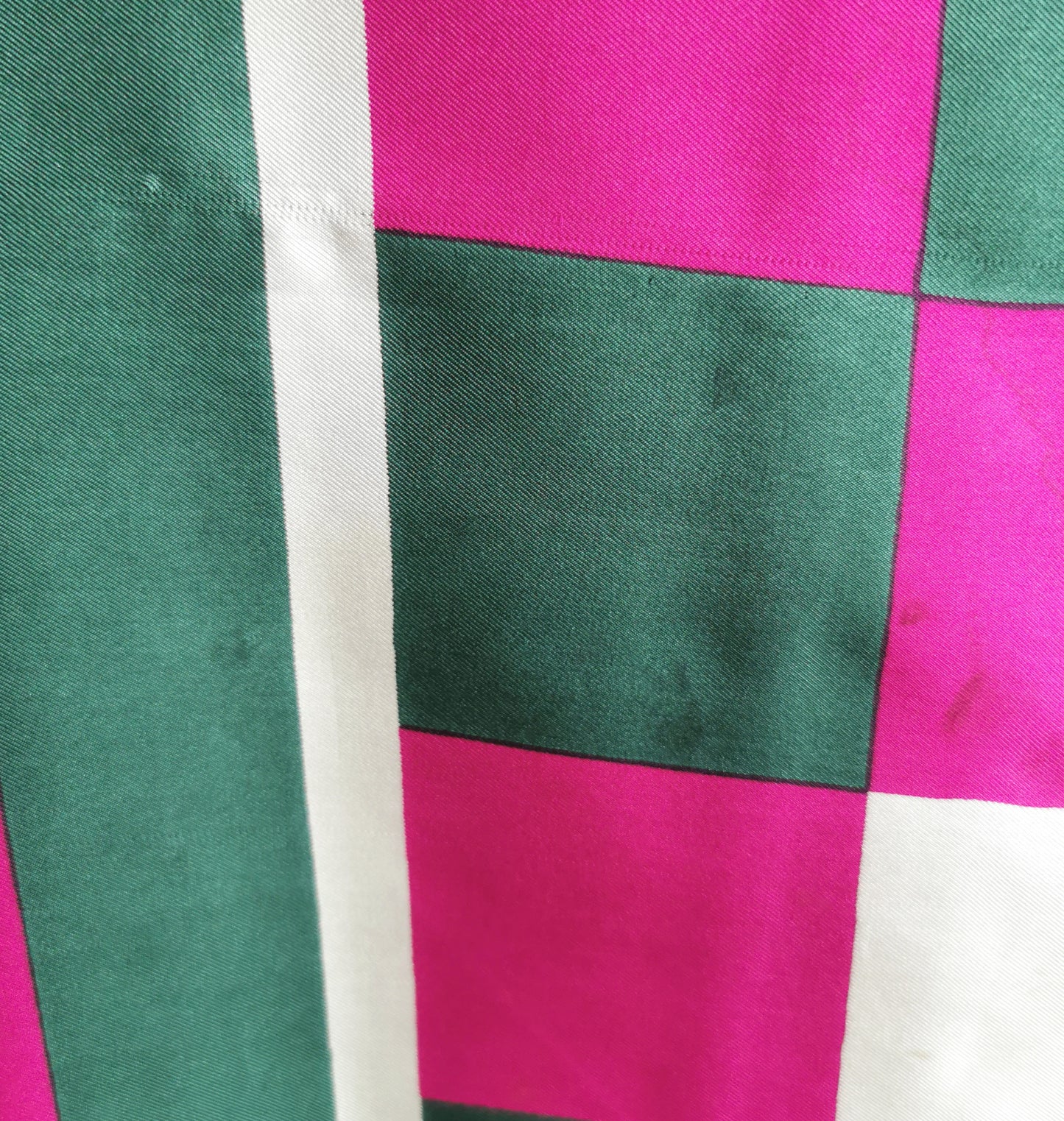 Vintage Jaeger silk scarf, Abstract pattern