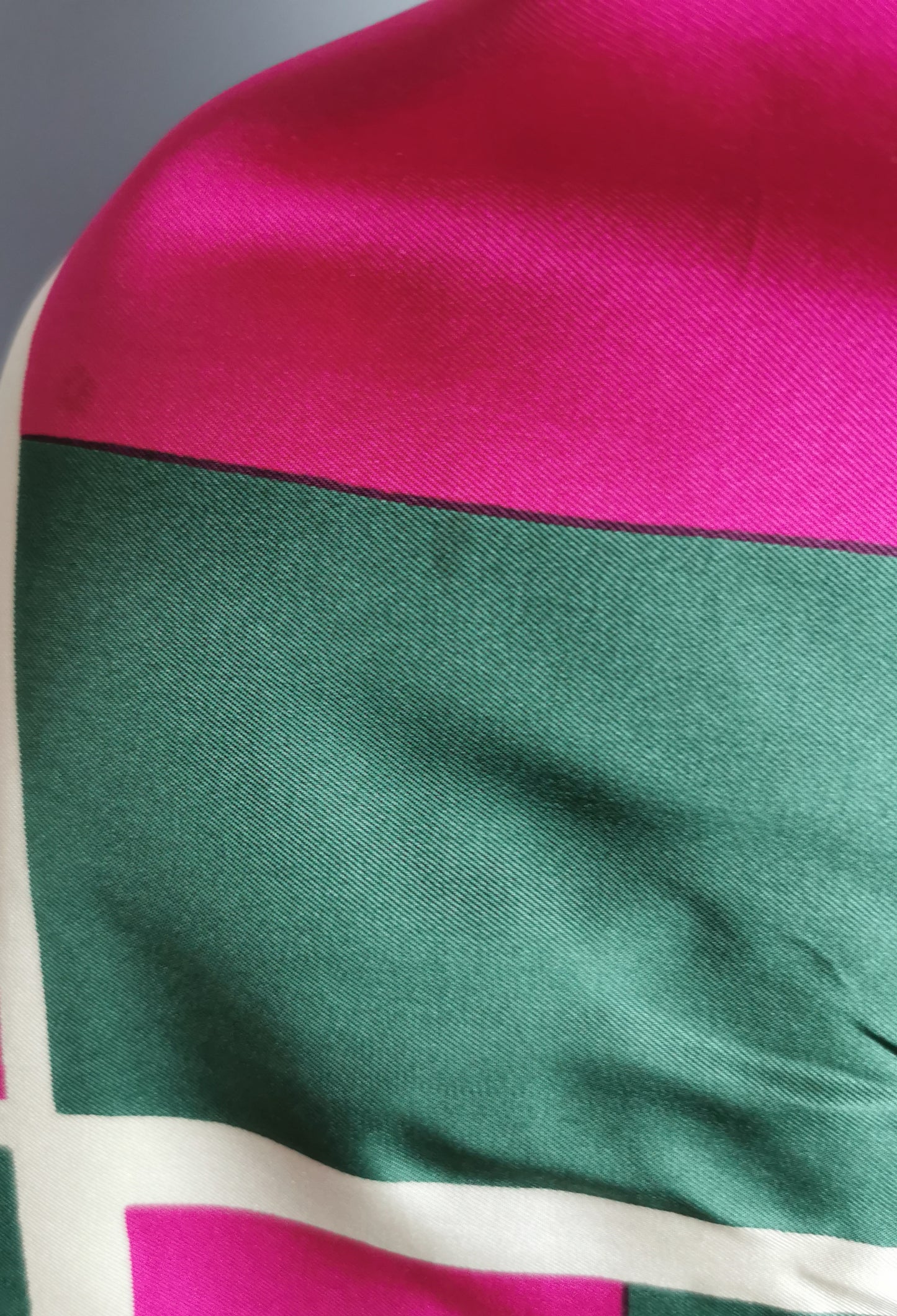 Vintage Jaeger silk scarf, Abstract pattern