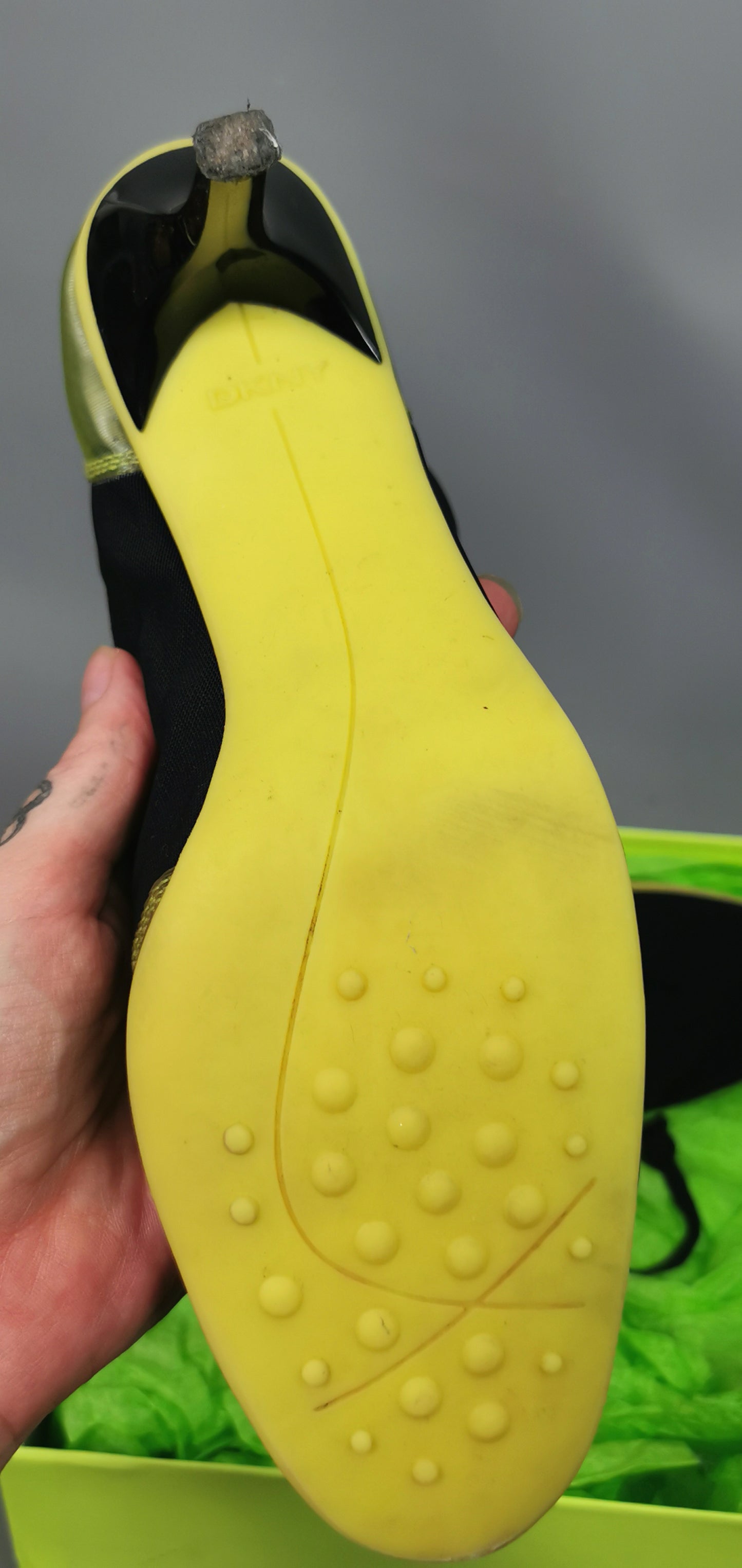 Vintage 90s DKNY sneaker boots, boxed, rare