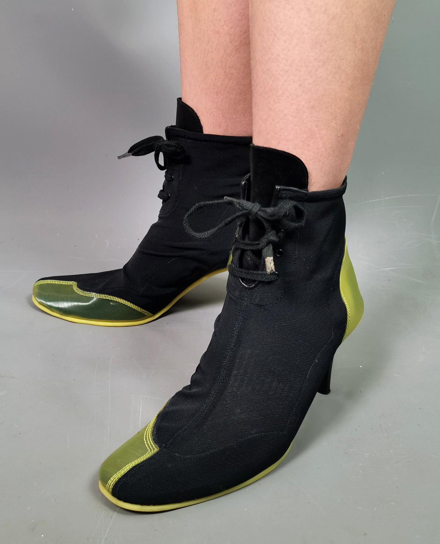 Vintage 90s DKNY sneaker boots, boxed, rare