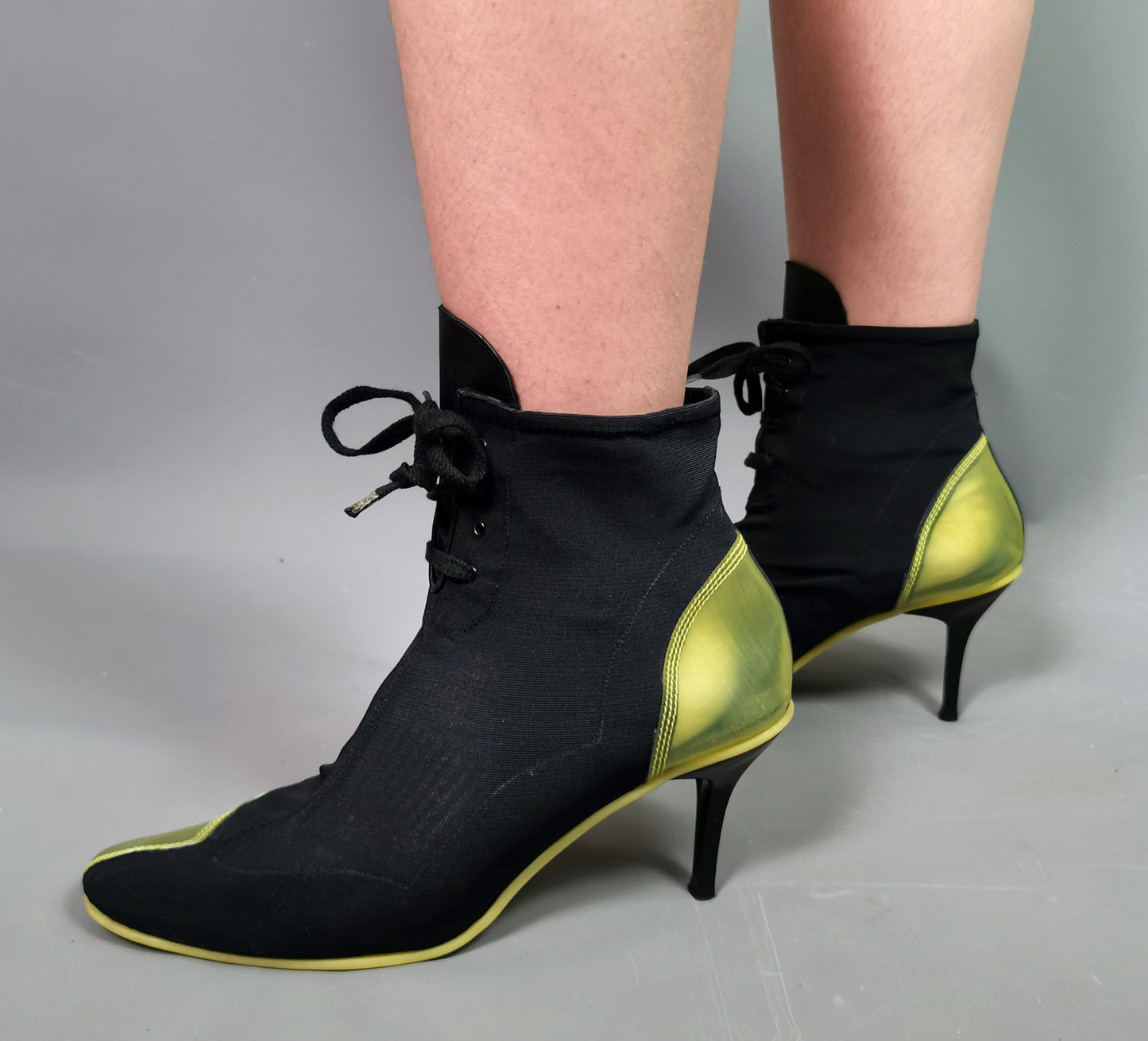 Vintage 90s DKNY sneaker boots, boxed, rare