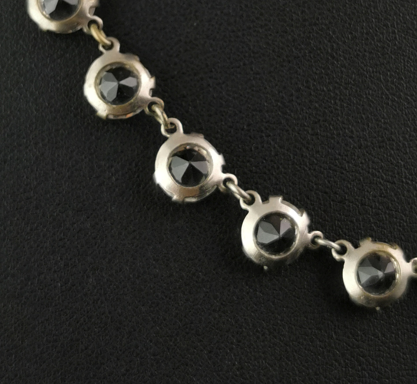 Vintage Art Deco paste riviere necklace