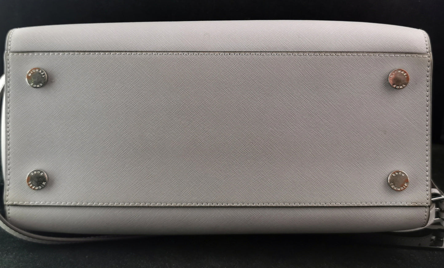 Michael Kors Selma tote bag, Grey Saffiano Leather