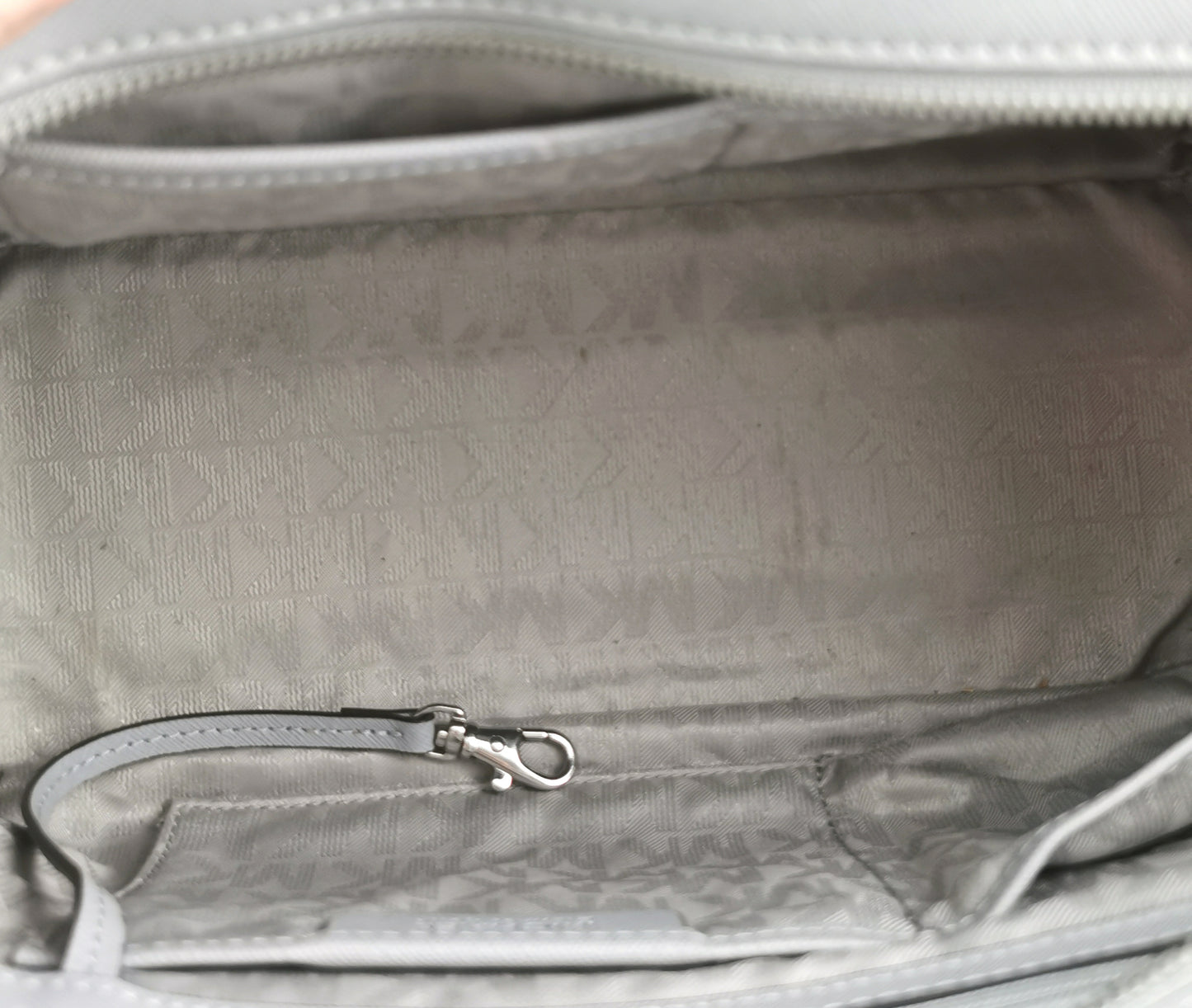 Michael Kors Selma tote bag, Grey Saffiano Leather