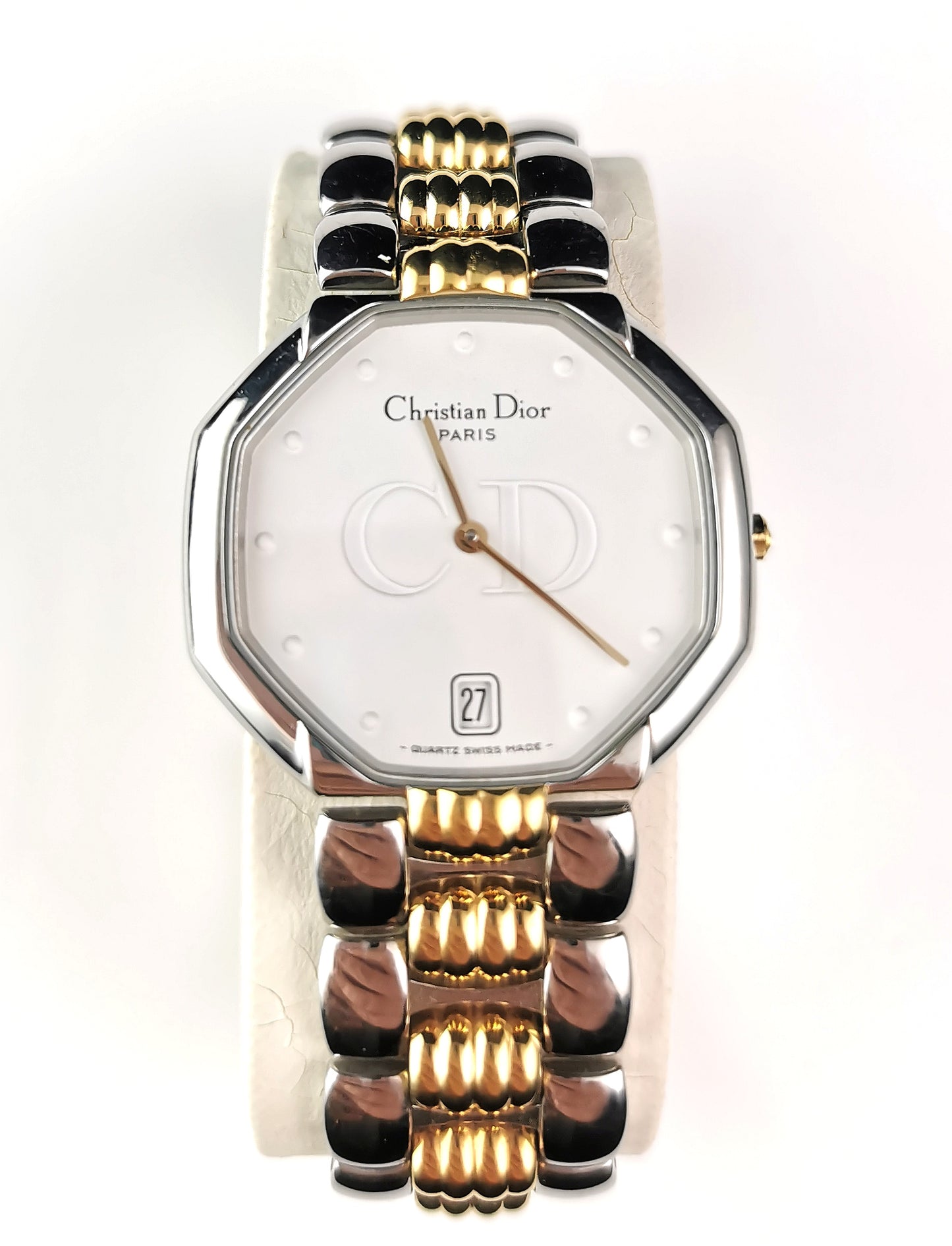 Vintage Christian Dior Octagon wristwatch, D45-204, Boxed