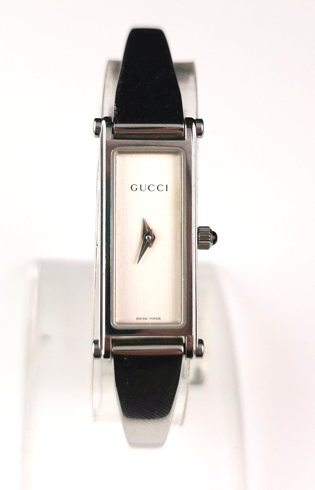 Vintage Gucci 1500l ladies wristwatch, Horsebit bangle strap