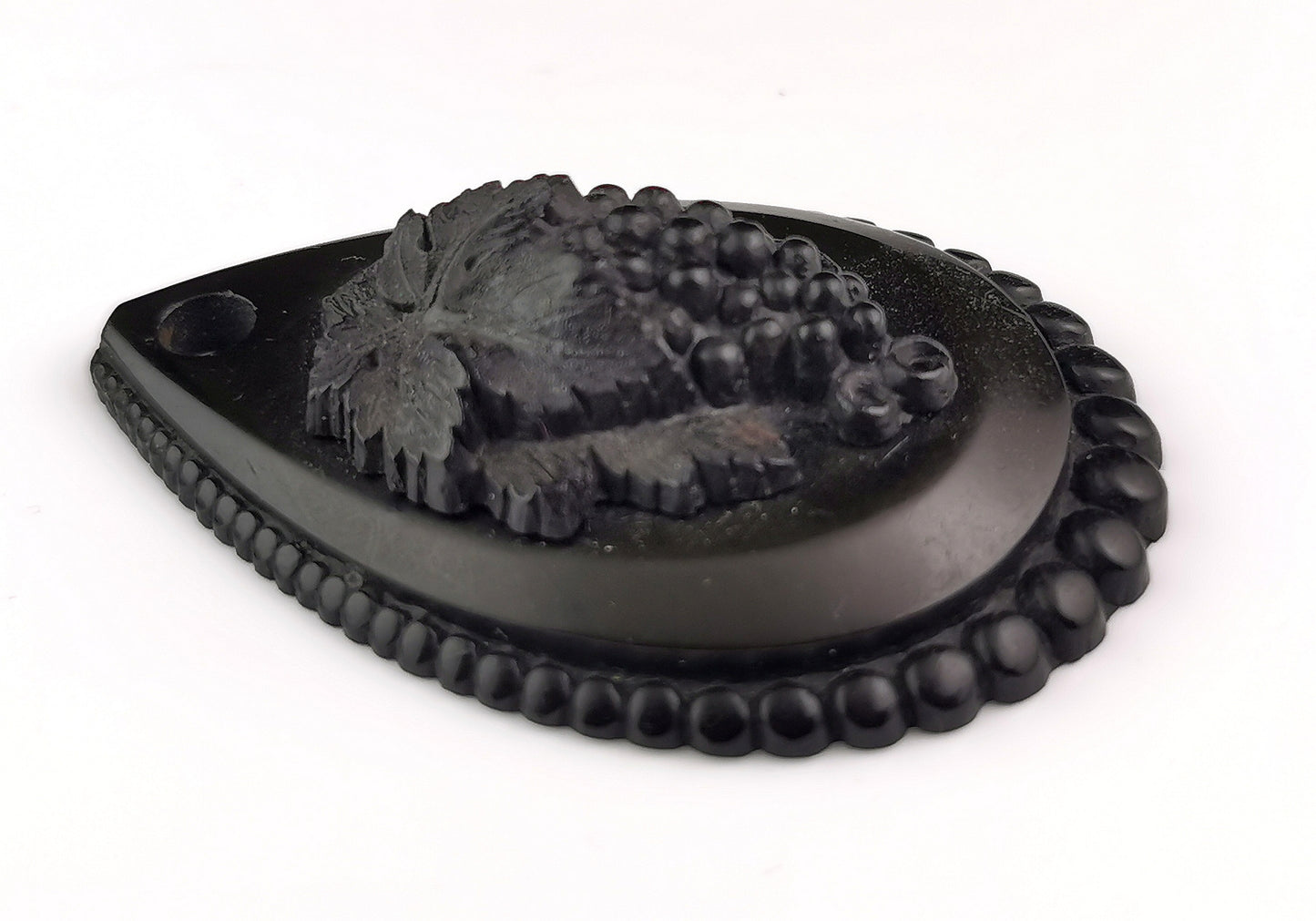 Antique Victorian Vulcanite grapes pendant