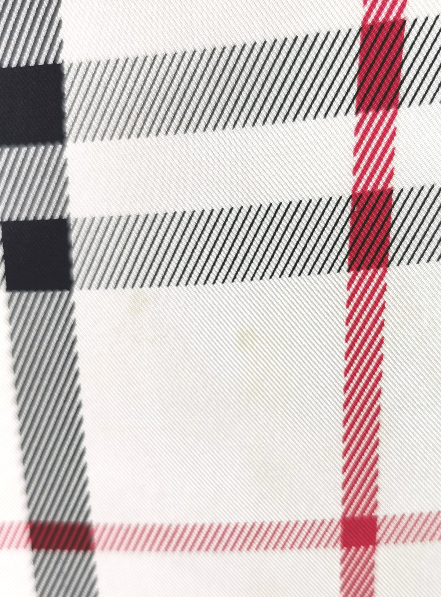 Vintage Burberry silk scarf, check