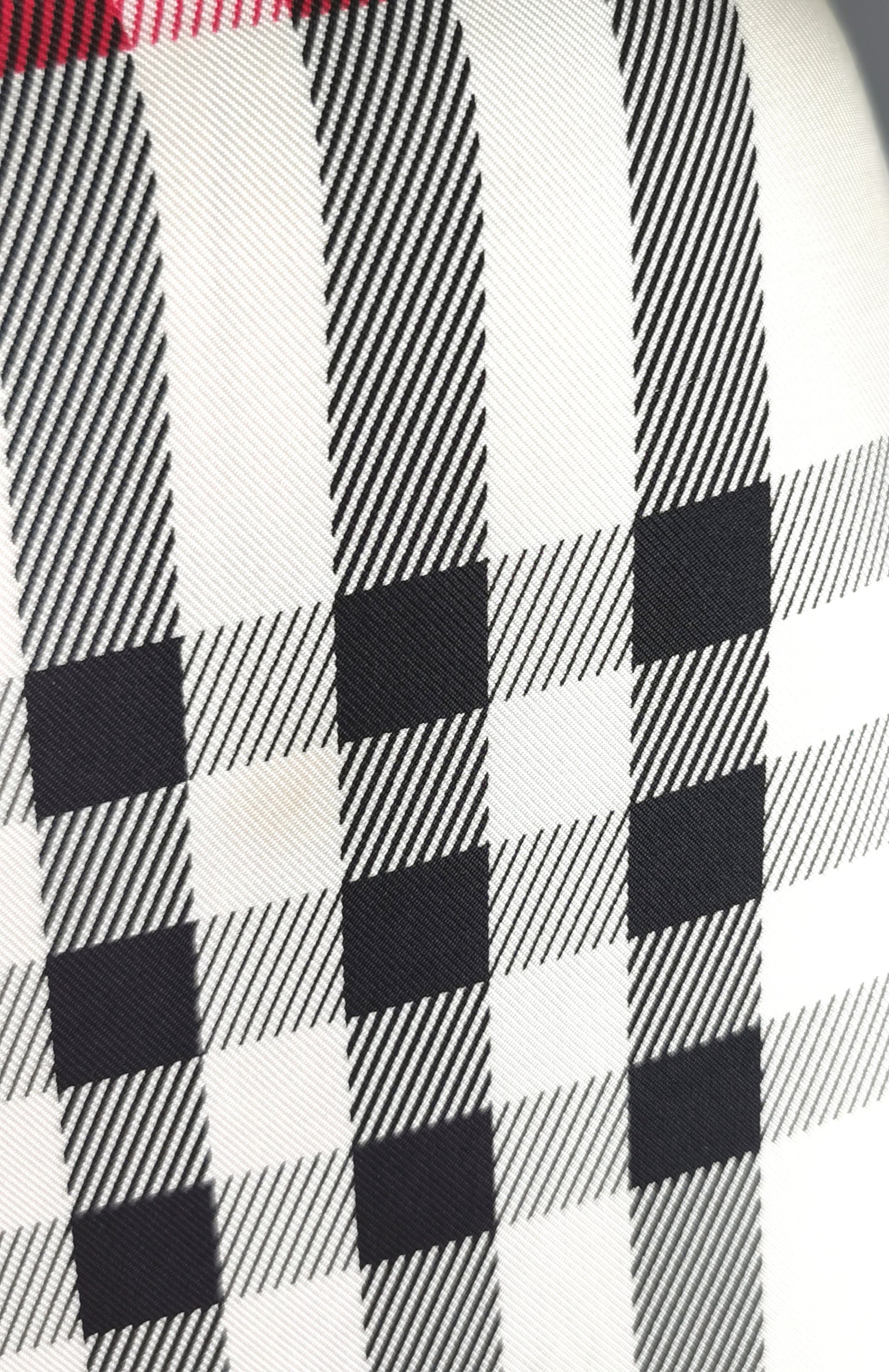 Vintage Burberry silk scarf, check