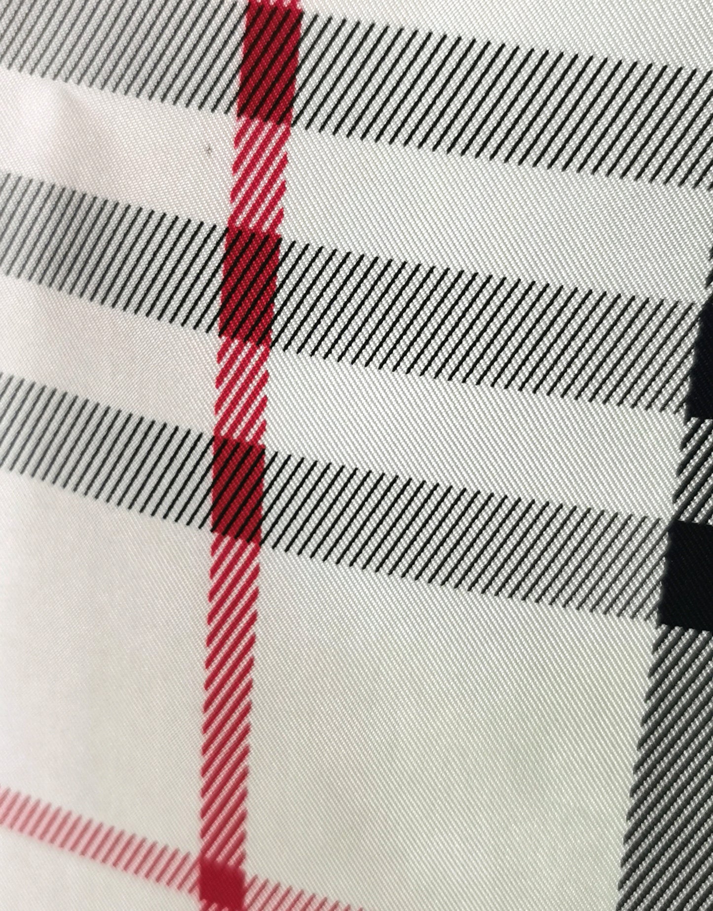 Vintage Burberry silk scarf, check