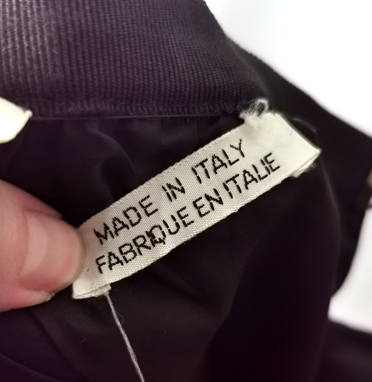 Vintage Valentino black velvet skirt, Wool