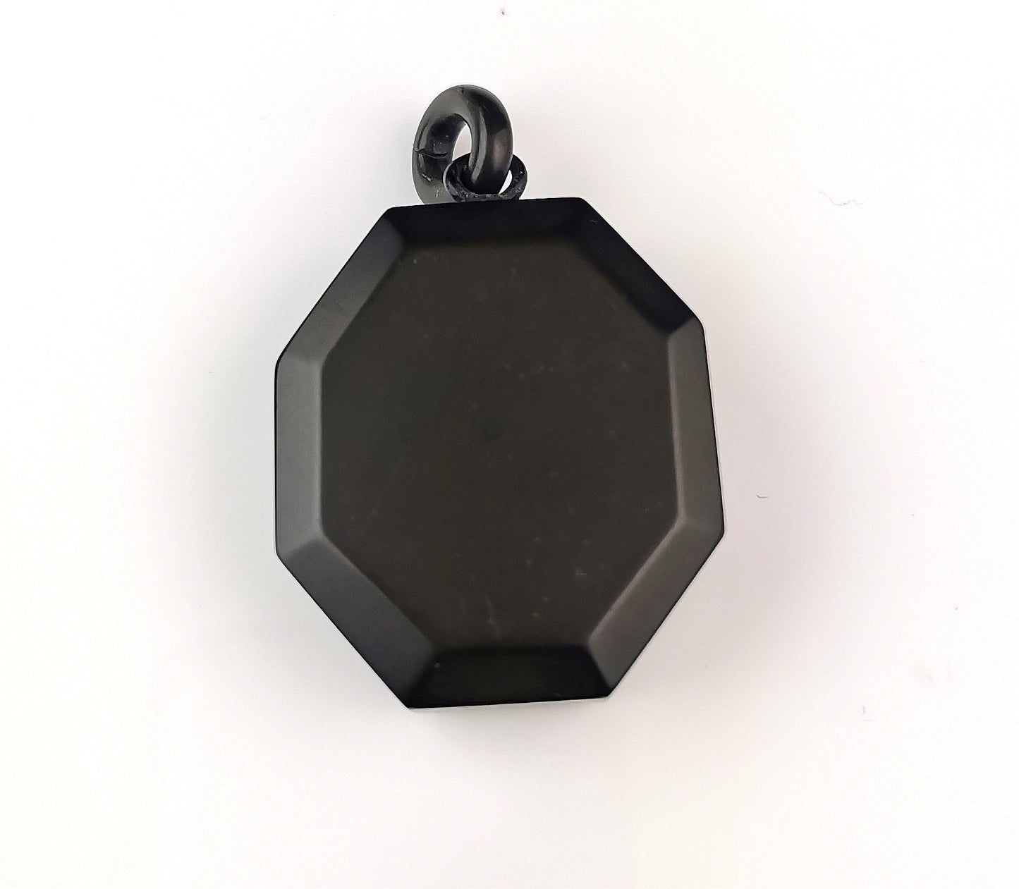 Antique Victorian Vulcanite locket pendant