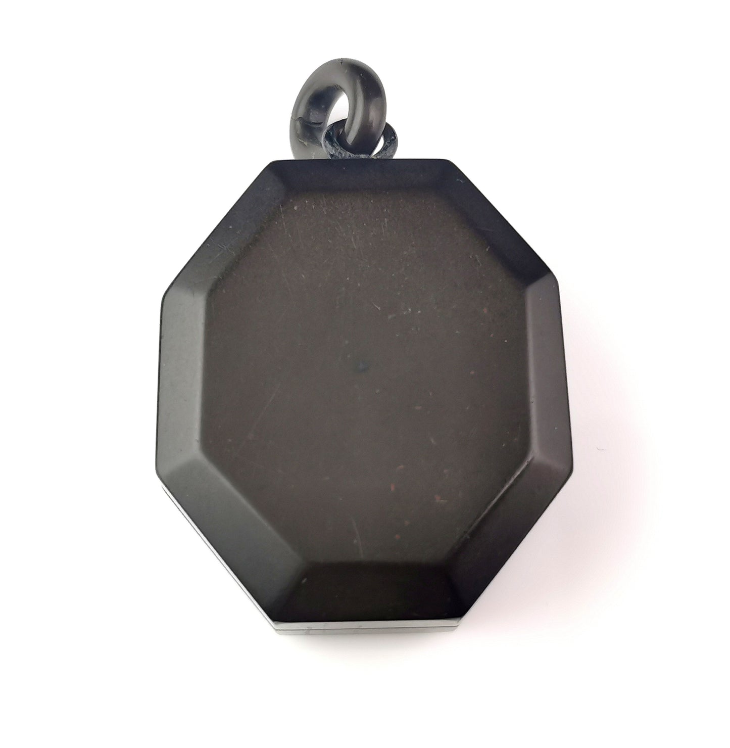 Antique Victorian Vulcanite locket pendant