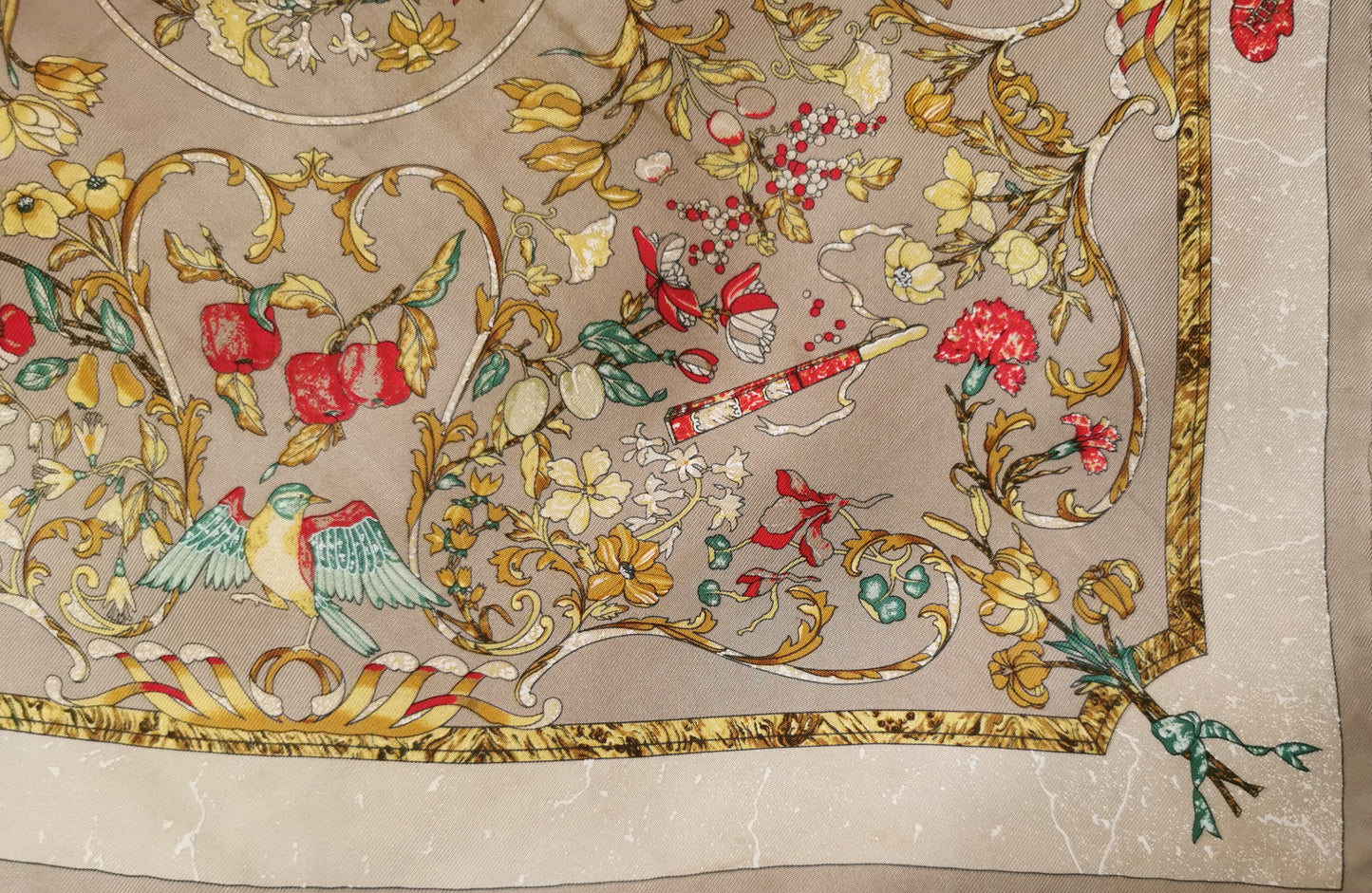 Hermes silk scarf, Pierres d-Orient et d'Occident, boxed