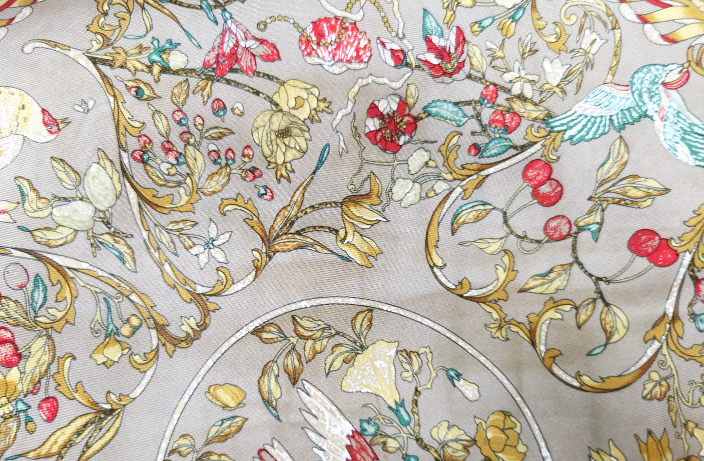 Hermes silk scarf, Pierres d-Orient et d'Occident, boxed