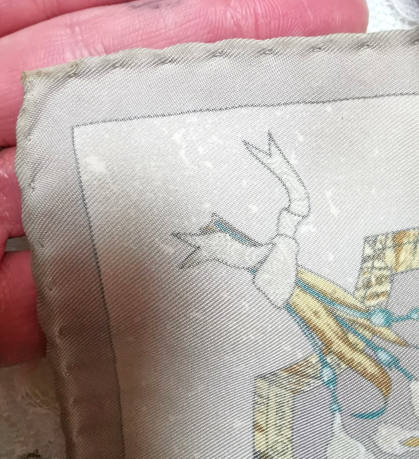 Hermes silk scarf, Pierres d-Orient et d'Occident, boxed