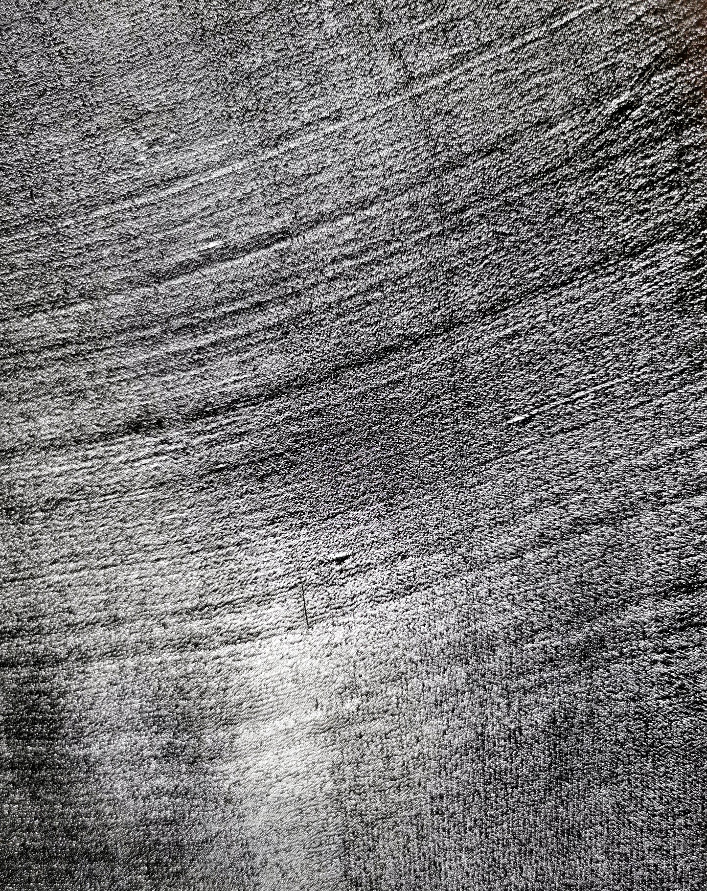 Vintage Art Deco black crepe silk shawl floral