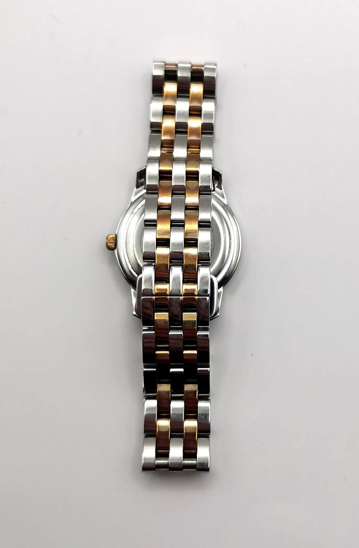 Gucci 5500L Ladies wristwatch, Stainless steel and gold plated