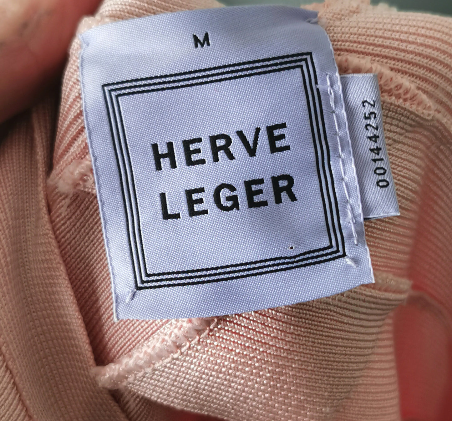 Herve Leger bandage dress, Dusky pink, Ice rose