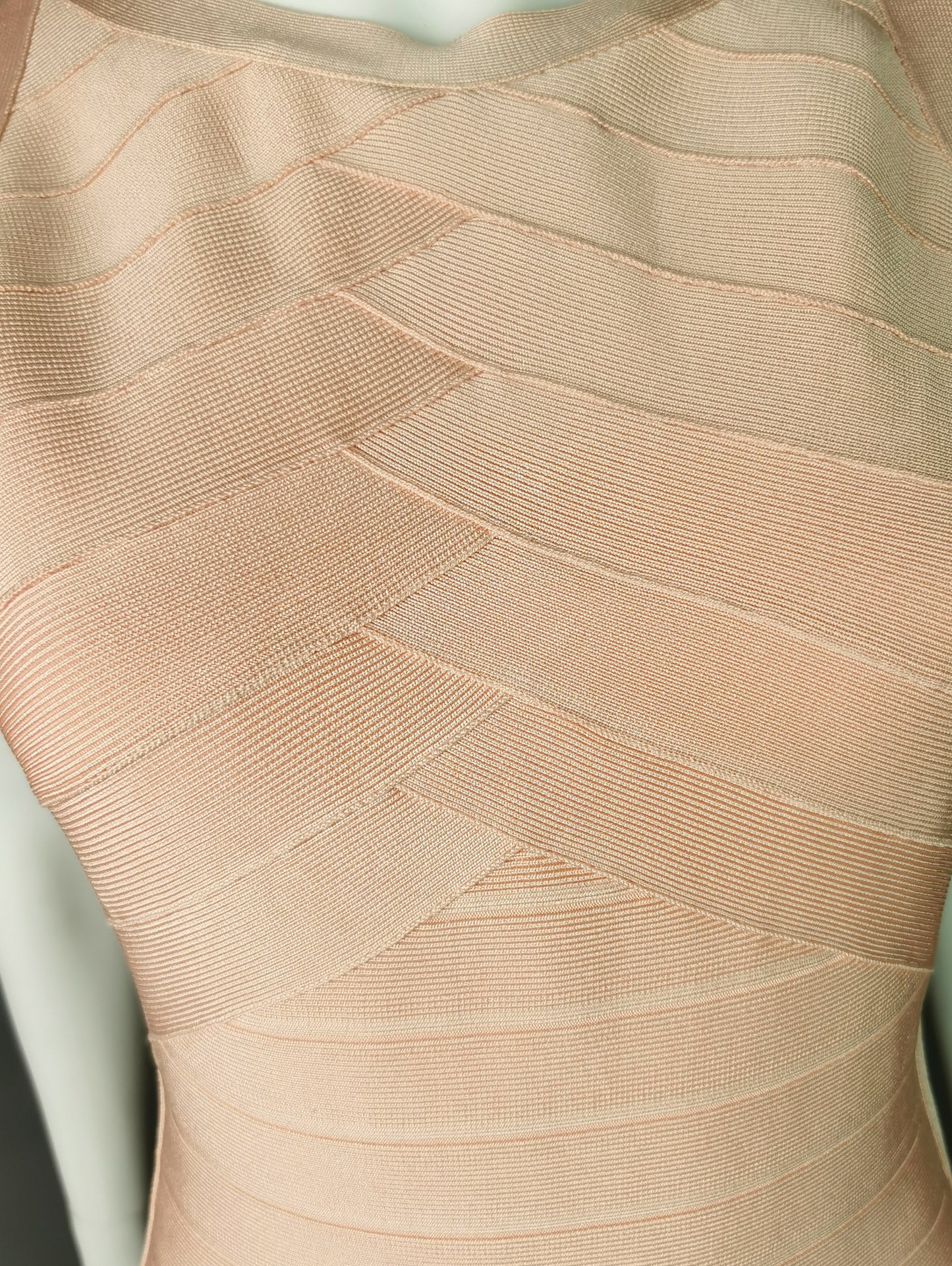 Herve Leger bandage dress, Dusky pink, Ice rose