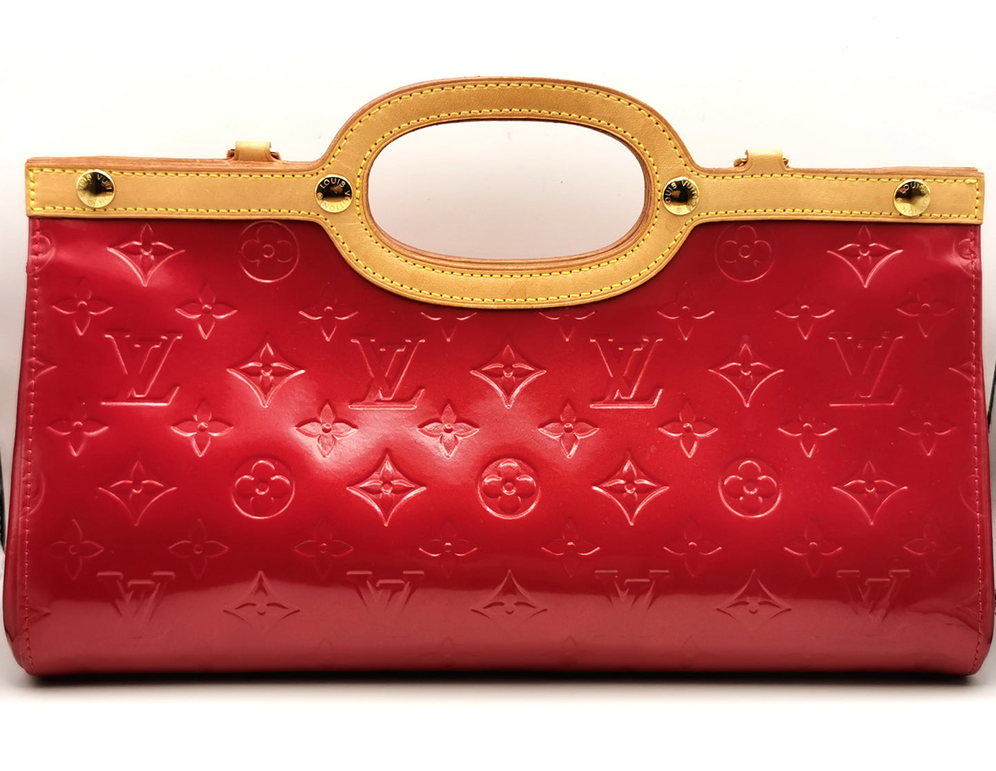 Louis Vuitton Roxbury Drive handbag, Pomme D'amour, Red Vernis leather