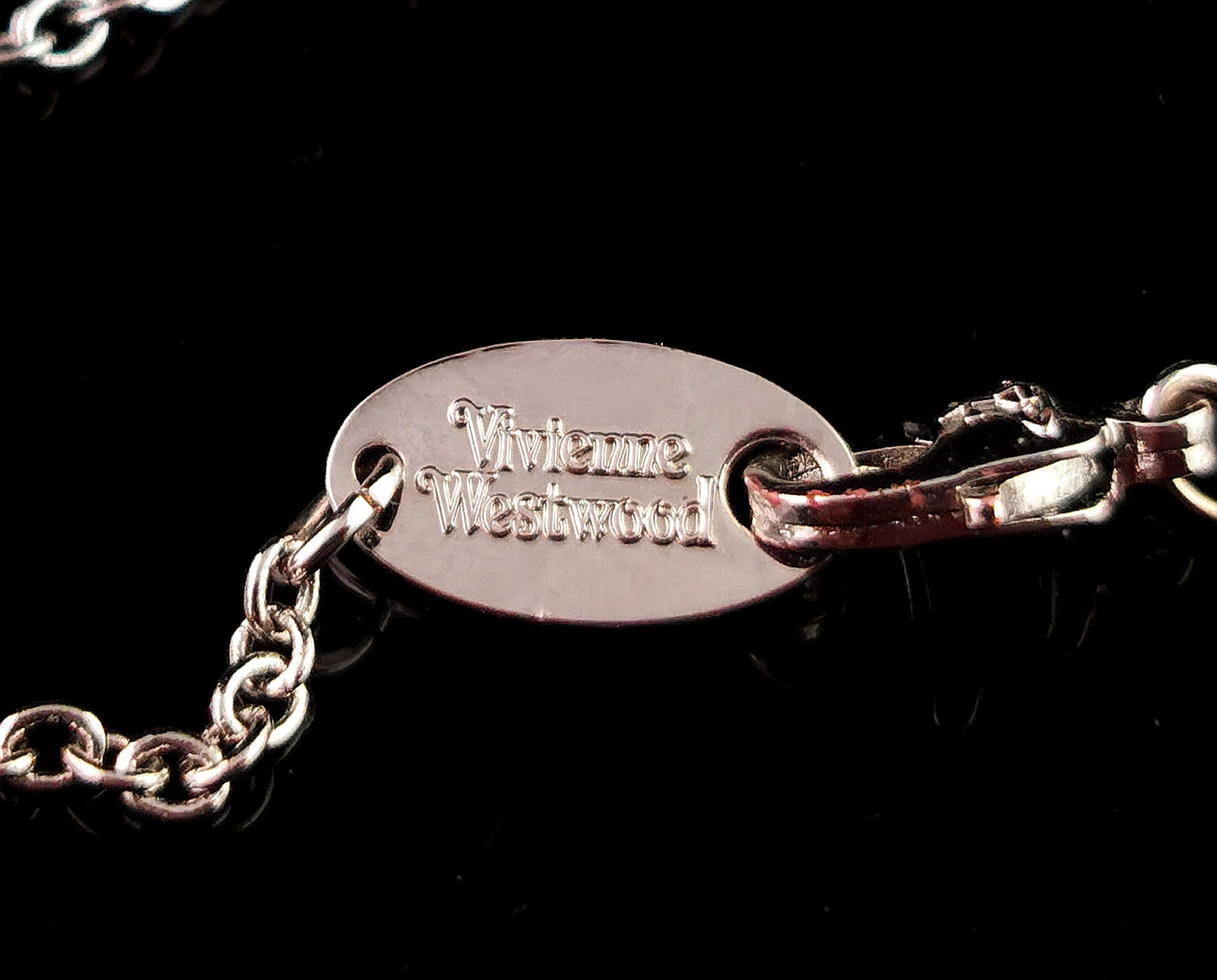 Vintage Vivienne Westwood heart orb pendant necklace, boxed