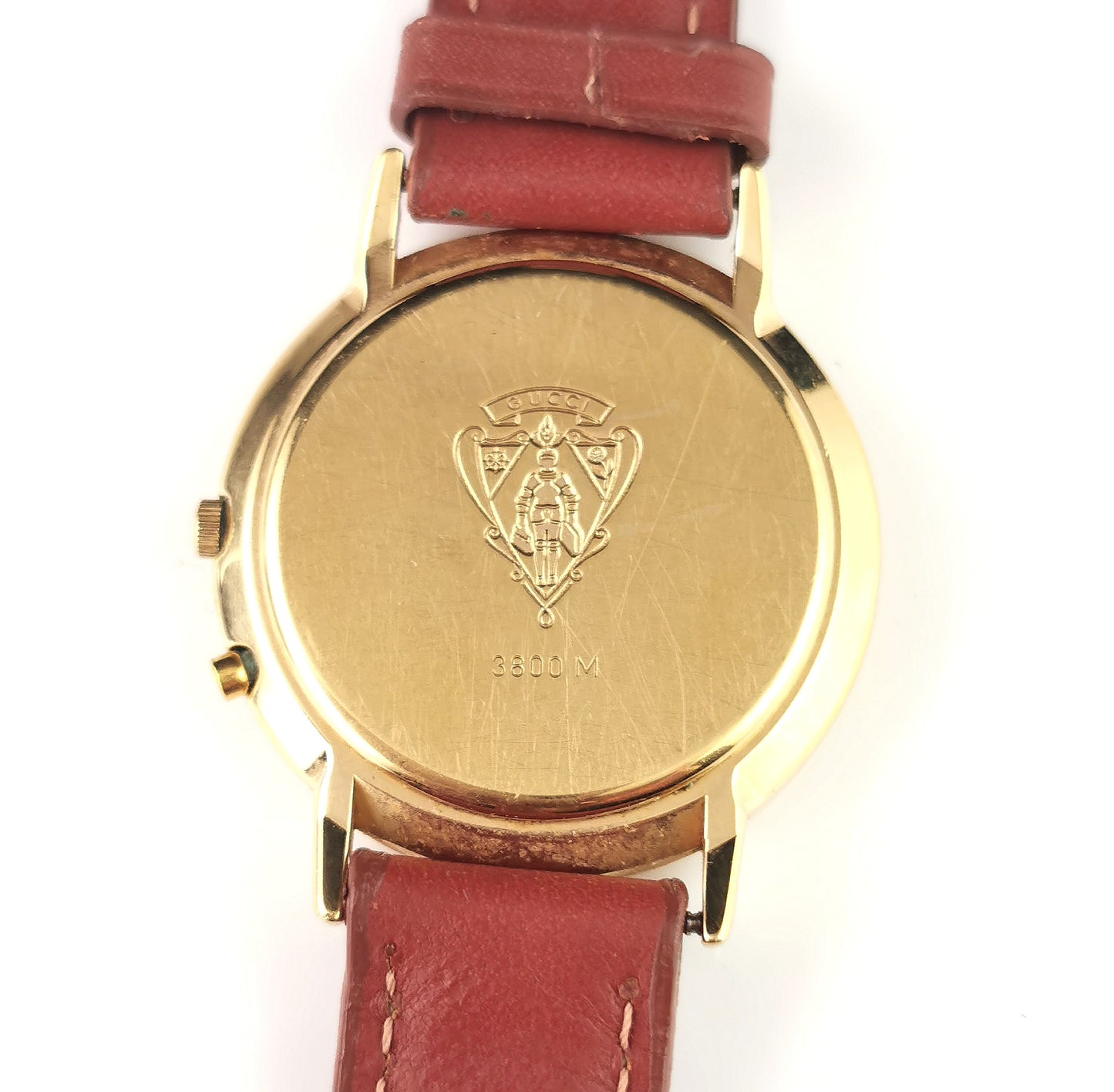 Gucci 3800M Gold plated Chronograph watch