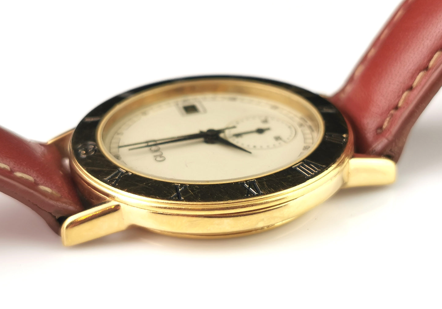 Gucci 3800M Gold plated Chronograph watch