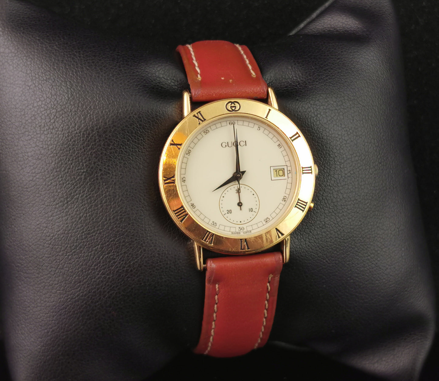 Gucci 3800M Gold plated Chronograph watch
