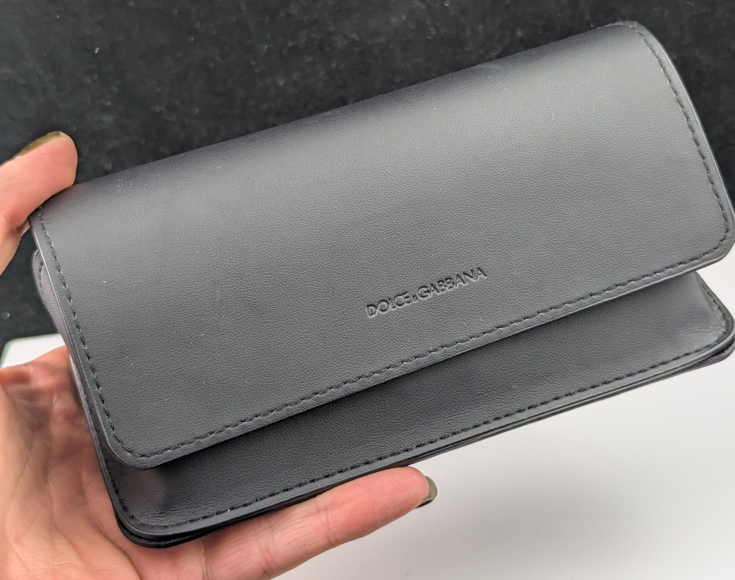 Vintage Dolce and Gabbana ladies sunglasses, black, gradient lense