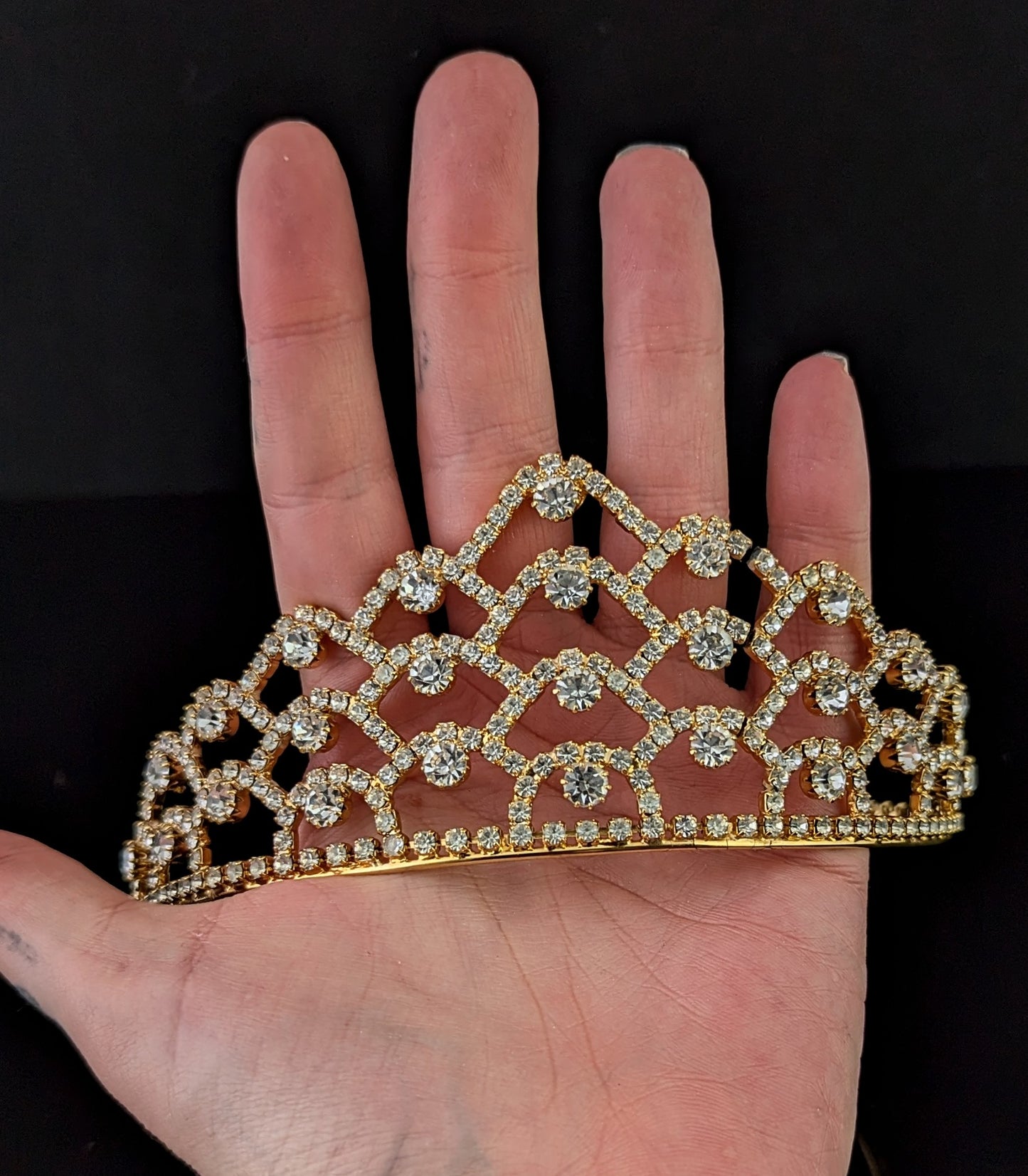 Vintage Crystal tiara, Bridal, Butler & Wilson
