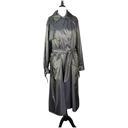 Vintage Emporio Armani metallic trench coat