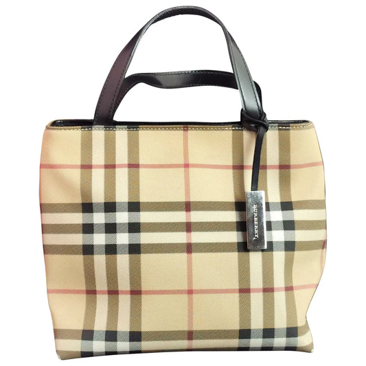 Vintage Burberry mini tote bag, handbag
