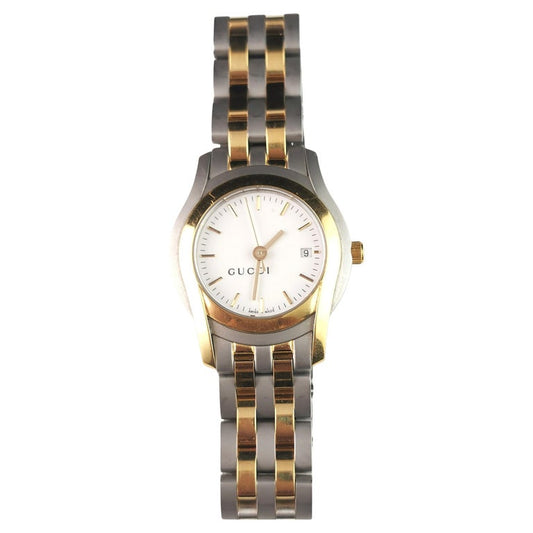 Gucci 5500L Ladies wristwatch, Stainless steel and gold plated (Copy)