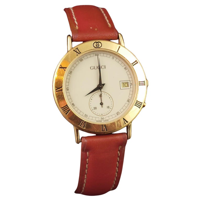 Gucci 3800M Gold plated Chronograph watch