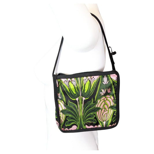 Vintage Prada floral canvas handbag, c2003