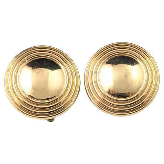 Vintage Burberry  clip on earrings, Gold tone